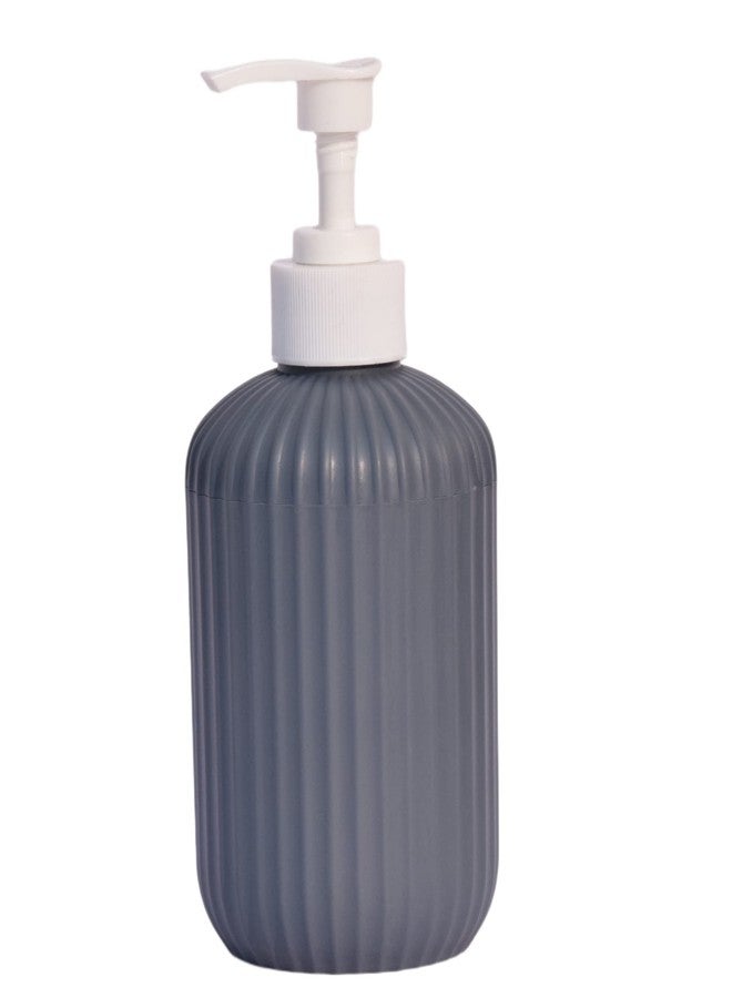 EMOH ROCED Soap Shampoo Conditioner Hand Wash Gel Dispenser Liquid Soap Sanitizer Dispenser for Bathroom Basin Kitchen Sink 350Ml (Pack of 1, Metallic Grey) - Image 5